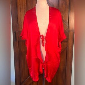 Victoria’s Secret Vibrant Red Kimono Robe One Size